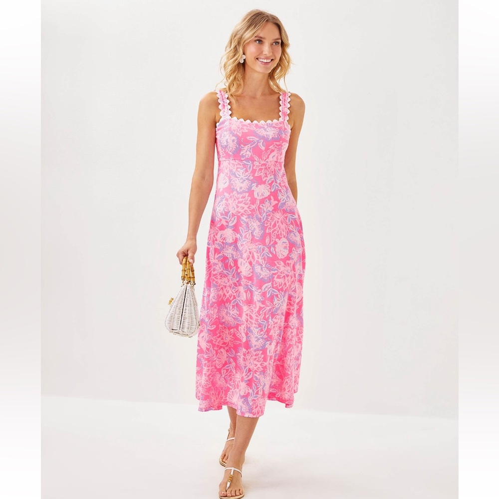 NTW Lilly Pulitzer dwyer midi dress
Rousseau pink zen garden - Picture 1 of 2